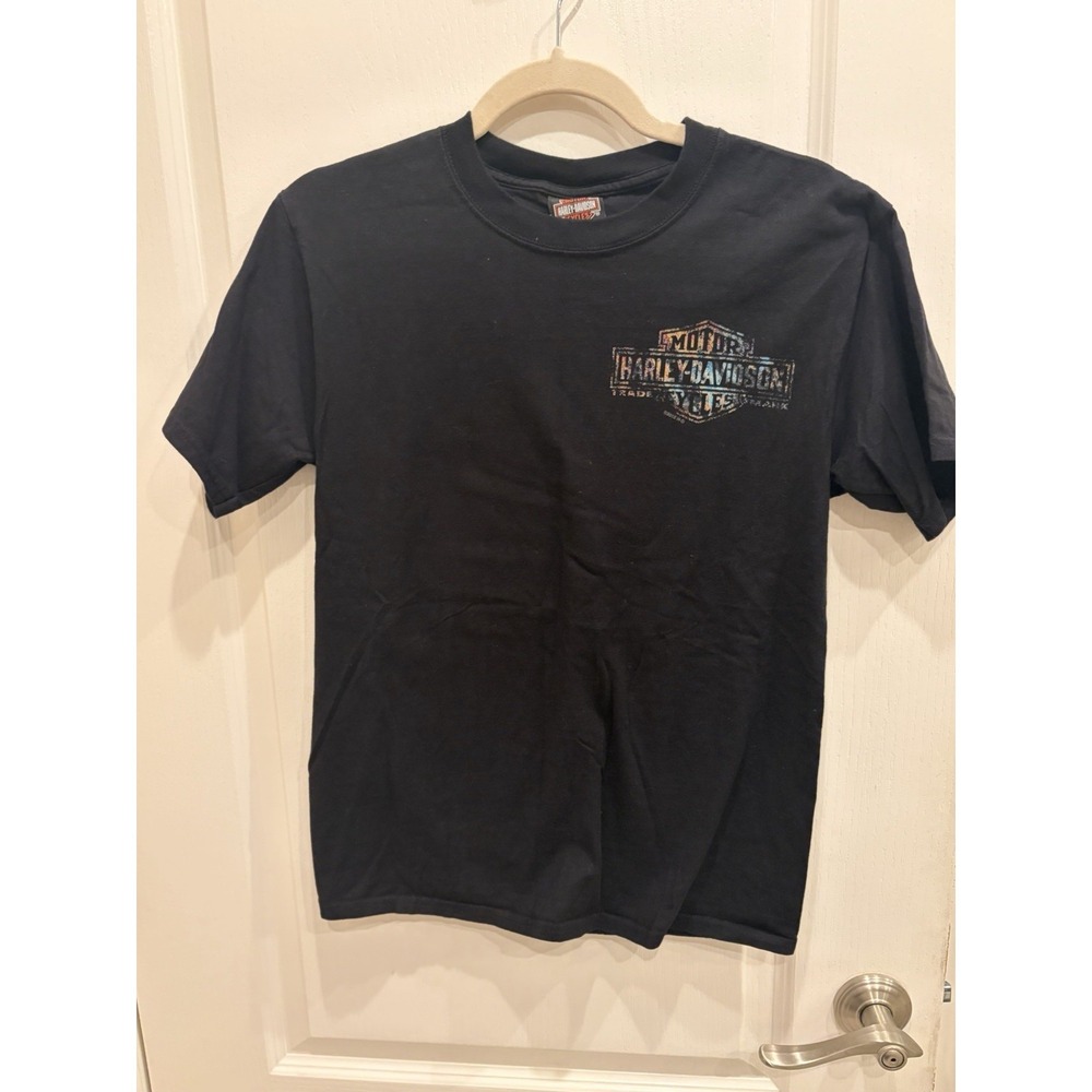 Harley-Davidson Grizzly Missoula Montana Graphic T-Shirt Gray Sz S